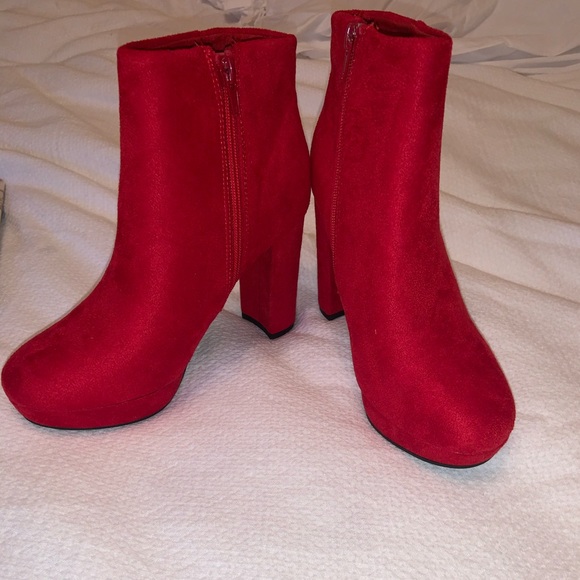 Red Booties - Picture 2 of 2